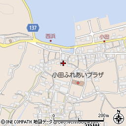 香川県さぬき市小田1707周辺の地図