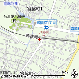 四国ガス株式会社　サービスショップ上原周辺の地図