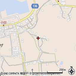 香川県さぬき市小田1376周辺の地図