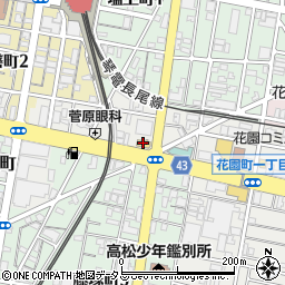 象印マホービン株式会社　四国支店周辺の地図