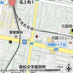 株式会社更井豊商店　高松出張所周辺の地図