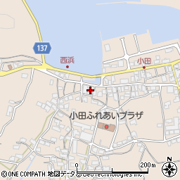 香川県さぬき市小田1710周辺の地図