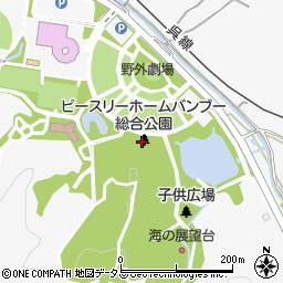 ピースリーホームバンブー総合公園（総合公園バンブー・ジョイ・ハイランド）周辺の地図