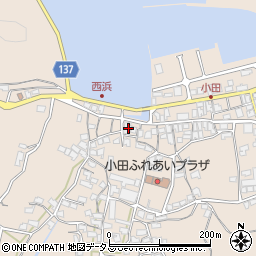 香川県さぬき市小田1710-1周辺の地図