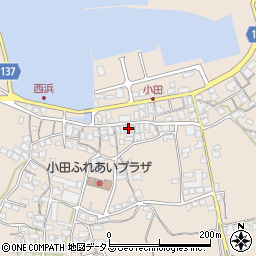 香川県さぬき市小田1517周辺の地図