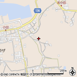 香川県さぬき市小田1206周辺の地図