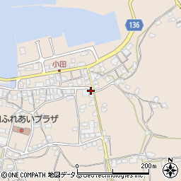 香川県さぬき市小田1414-2周辺の地図
