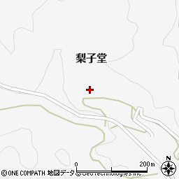 奈良県吉野郡下市町梨子堂周辺の地図