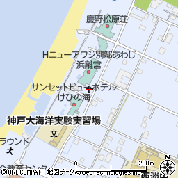 ホテルニューアワジ別邸あわじ浜離宮駐車場周辺の地図