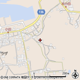 香川県さぬき市小田1205周辺の地図