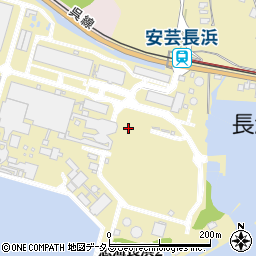 広島県竹原市忠海長浜2丁目周辺の地図