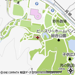 竹の館公園管理事務局周辺の地図