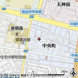 香川県高松市中央町6-6周辺の地図