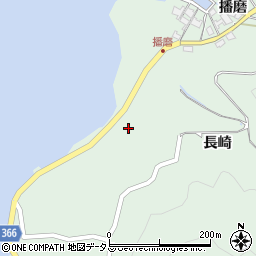 広島県尾道市因島重井町長崎周辺の地図
