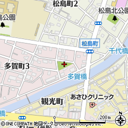 松島南公園周辺の地図
