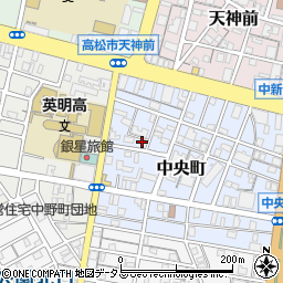 香川県高松市中央町6-5周辺の地図