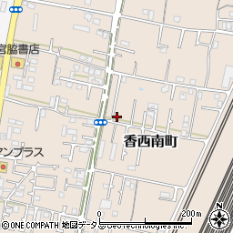 香川県高松市香西南町159-19周辺の地図