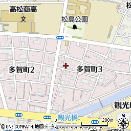 エグゼシティ宮崎周辺の地図