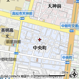 香川県高松市中央町8-10周辺の地図