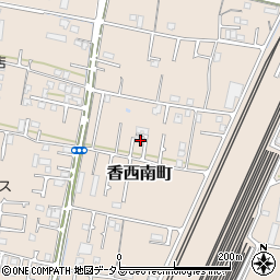 香川県高松市香西南町154-10周辺の地図