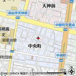 香川県高松市中央町8周辺の地図