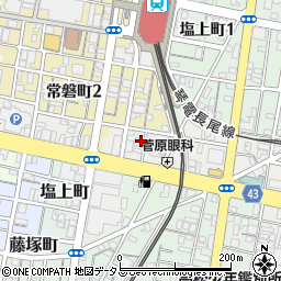 スーパーホテル高松禁煙館駐車場周辺の地図