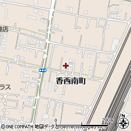 香川県高松市香西南町155-5周辺の地図