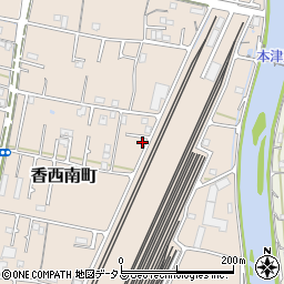 香川県高松市香西南町292-11周辺の地図