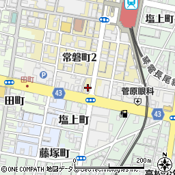 香川県高松市常磐町2丁目13周辺の地図