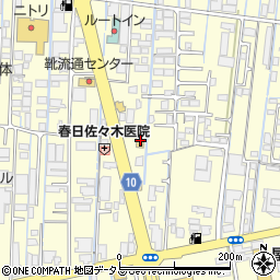 餃子の王将 高松春日店周辺の地図