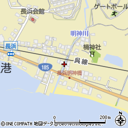 広島県竹原市忠海長浜周辺の地図