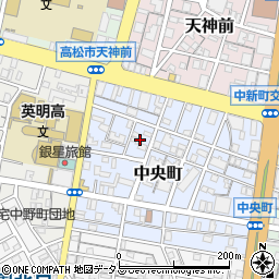 香川県高松市中央町7周辺の地図