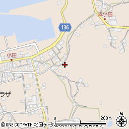 香川県さぬき市小田1192周辺の地図