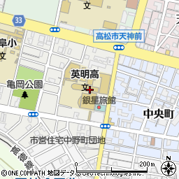 香川県明善学園同窓会館周辺の地図
