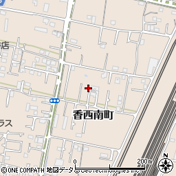 香川県高松市香西南町155-6周辺の地図