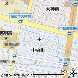 香川県高松市中央町8-13周辺の地図
