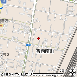 香川県高松市香西南町156周辺の地図