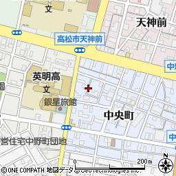 香川県高松市中央町6周辺の地図