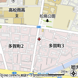 焼肉香蘭 花園店周辺の地図