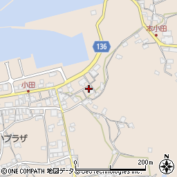 香川県さぬき市小田1190周辺の地図