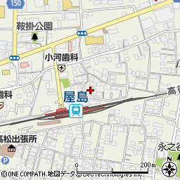 香川県高松市高松町95-13周辺の地図