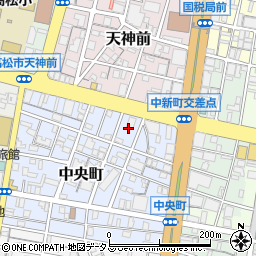 香川県高松市中央町2周辺の地図