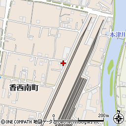 香川県高松市香西南町292-3周辺の地図