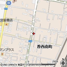 香川県高松市香西南町159周辺の地図