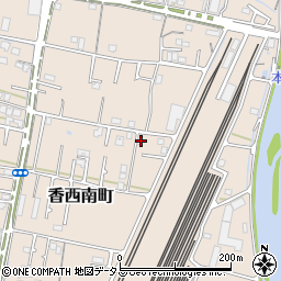 香川県高松市香西南町146-3周辺の地図