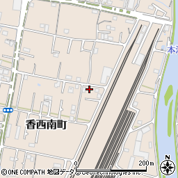 香川県高松市香西南町292-6周辺の地図