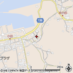 香川県さぬき市小田1185周辺の地図
