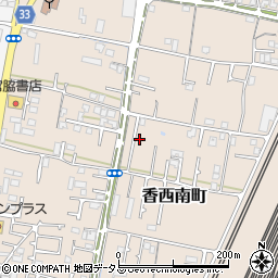 香川県高松市香西南町159-16周辺の地図