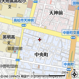 香川県高松市中央町5-6周辺の地図