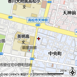 香川県高松市中央町6-19周辺の地図